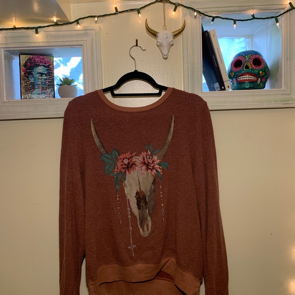 Bull Skull Sweater